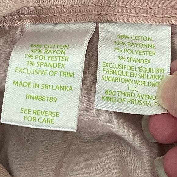 Lilly Pulitzer Jeans, Rose Pale Pink, Worth Skinny Jeans, Pants; Size Women’s 4 - Picture 11 of 15